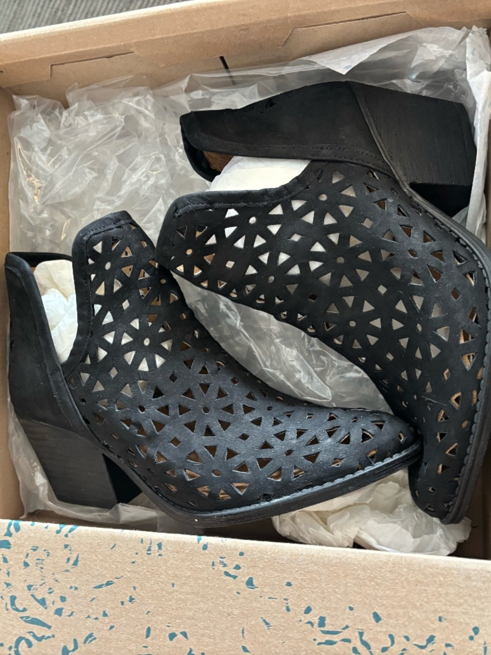 Musse & Cloud Athena Ankle Boot Size 8 Black